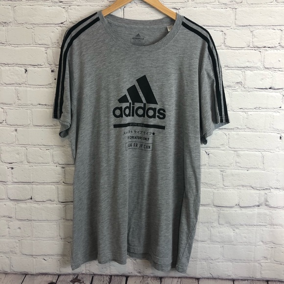 adidas Other - Adidas Tee Gray Black Ultimate 2.0 Size 2XL